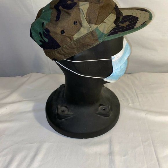BDU WOODLAND 8 POINT UTILITY CAP VARIOUS SIZES - Picture 6 of 12